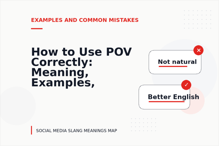 How to Use POV Correctly: Meaning, Examples, and Mistakes